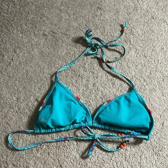 Roxy women’s large bikini top blue - Picture 4 of 5